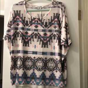 Forever 21 Aztec print top